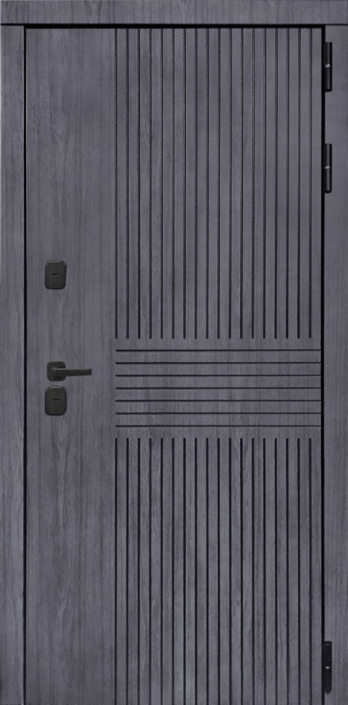 Дверь ДвериПРО Берген Лаура-2 (16мм, мореный дуб) DPRO195997