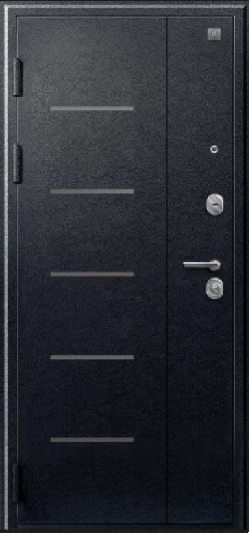 Товар Дверь V-04 Черный муар - Миндаль Зеркало DIS007343