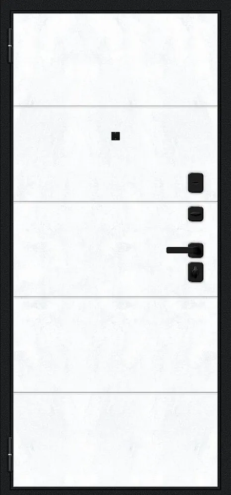 Товар Дверь Граффити-1 Инсайд/SBlack Букле черное/Snow Art BR6224