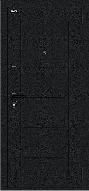 Товар Дверь Браво Борн/SBlack Букле черное/Cappuccino Melinga DIS007405